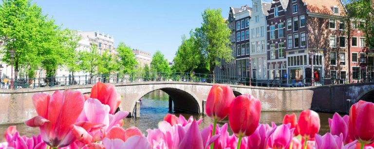 Parkeren tijdens Nationale Tulpendag in Amsterdam